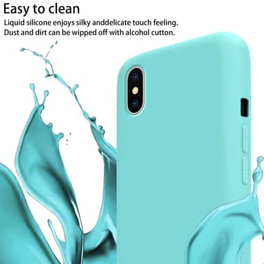 iPhone XS MAX Etui Cover Kæde (Turkis)