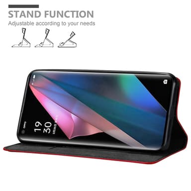 Oppo FIND X3 PRO Cover Etui Case (Rød)