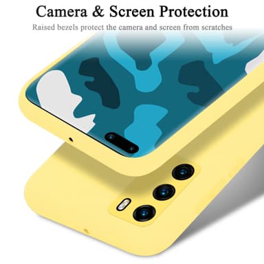 Huawei P40 Cover Etui Case (Gul)
