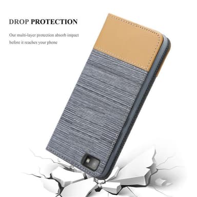 Blackberry Z10 Pungetui Cover Case (Grå)