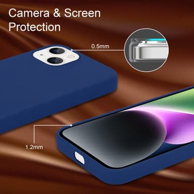 iPhone 14 PLUS Cover Etui Case (Blå)