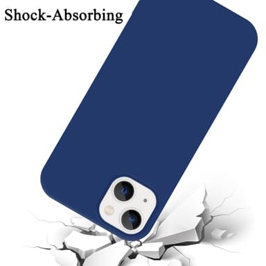 iPhone 14 PLUS Cover Etui Case (Blå)