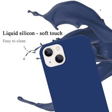 iPhone 14 PLUS Cover Etui Case (Blå)