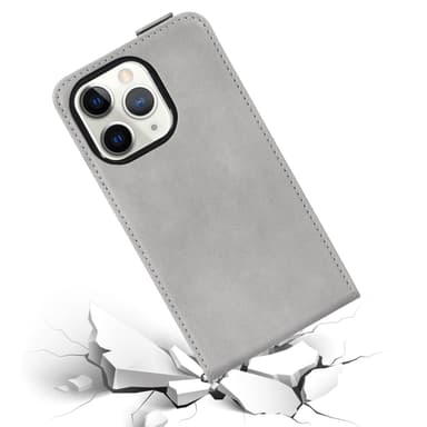 iPhone 13 PRO Pungetui Flip Cover (Grå)