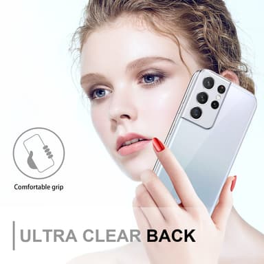 Cover Samsung Galaxy S22 ULTRA Etui Case (Gennemsigtig)