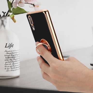 Huawei P20 Cover Etui Case (Sort)