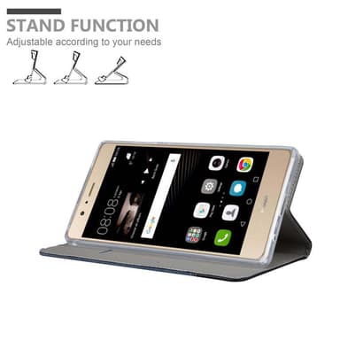 Huawei P8 MAX Pungetui Cover Case (Blå)