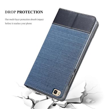 Huawei P8 MAX Pungetui Cover Case (Blå)