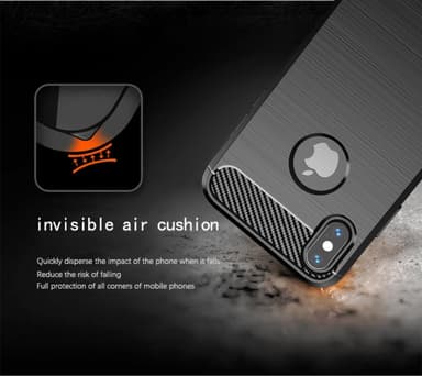 iPhone X / XS Cover TPU Etui (Sort)