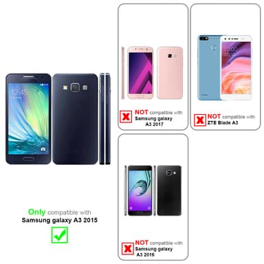 Samsung Galaxy A3 2015 Etui Case Cover (Guld)