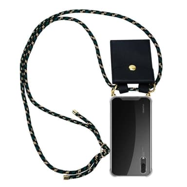 Huawei P20 Etui Cover Kæde (Brun)