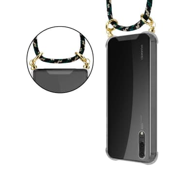 Huawei P20 Etui Cover Kæde (Brun)