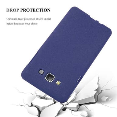 Cover Samsung Galaxy A7 2015 Etui Case (Blå)