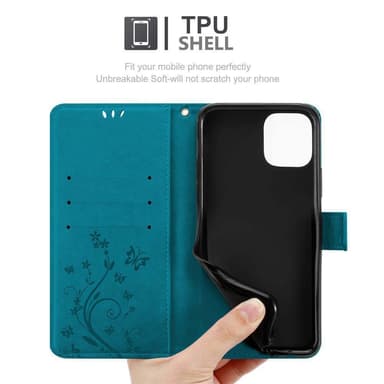 iPhone 11 PRO Pungetui Cover Case (Blå)