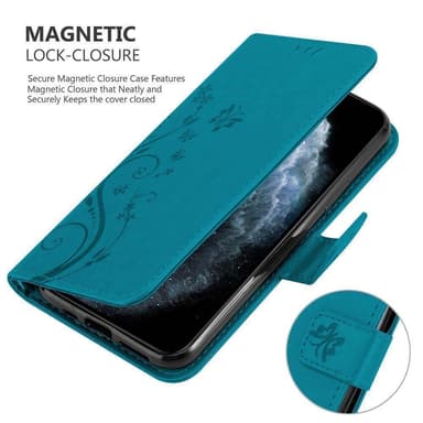 iPhone 11 PRO Pungetui Cover Case (Blå)