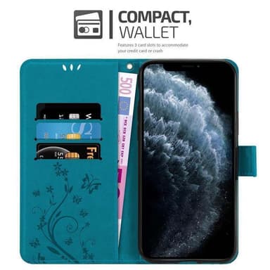 iPhone 11 PRO Pungetui Cover Case (Blå)