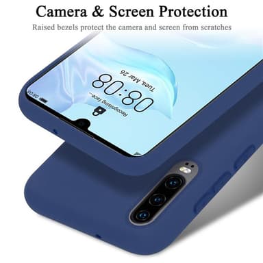Huawei P30 Cover Etui Case (Blå)