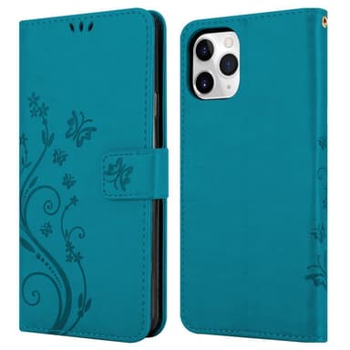 iPhone 11 PRO Pungetui Cover Case (Blå)