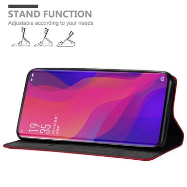 Oppo FIND X Cover Etui Case (Rød)