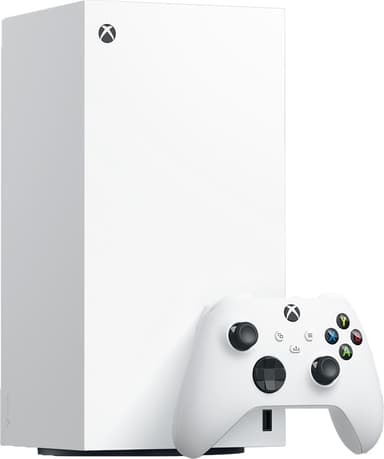 Xbox Series X Digital Edition spillekonsol (hvid)