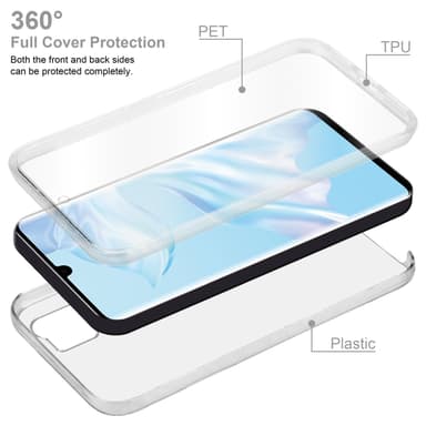 Cover Huawei P30 PRO Etui Case (Gennemsigtig)