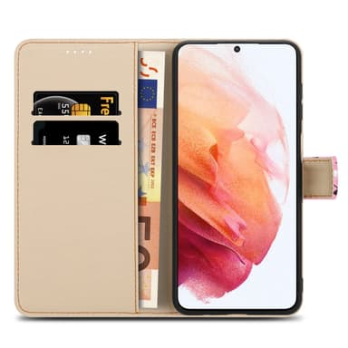 Samsung Galaxy S22 PLUS Pungetui Cover Case (Lyserød)