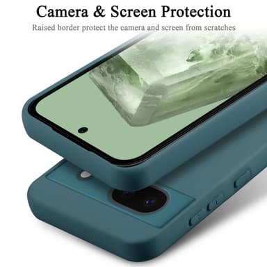 Google Pixel 8A Cover Etui Case (Grøn)