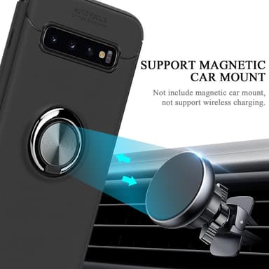 Cover Samsung Galaxy S10 4G Etui Case (Sort)
