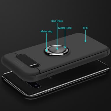 Cover Samsung Galaxy S10 4G Etui Case (Sort)