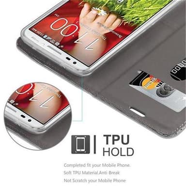 LG G2 Pungetui Cover Case (Grå)