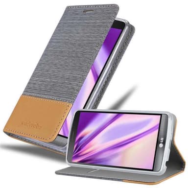 LG G3 STYLUS Pungetui Cover Case (Grå)