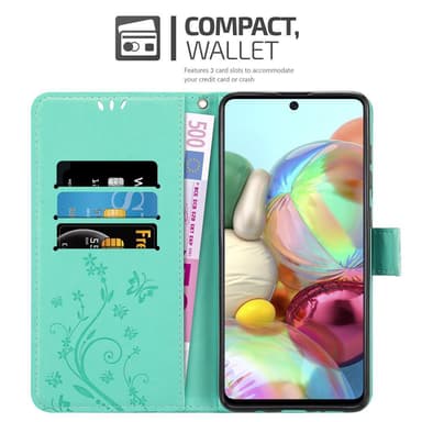 Samsung Galaxy A71 4G Pungetui Cover Case (Turkis)