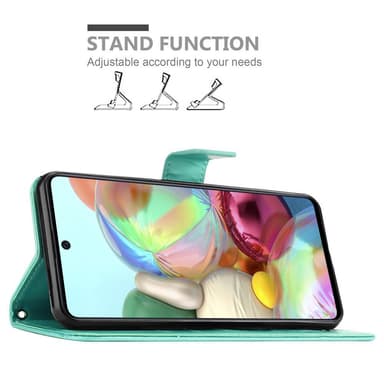 Samsung Galaxy A71 4G Pungetui Cover Case (Turkis)