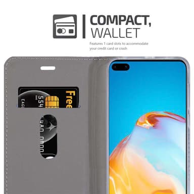 Huawei P40 Pungetui Cover Case (Blå)