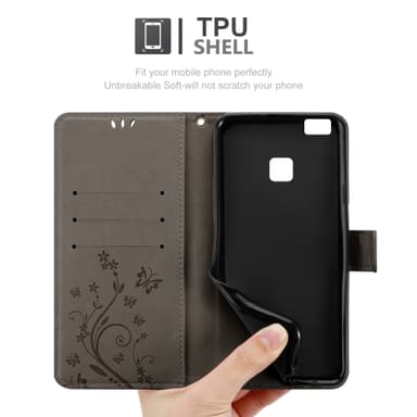 Huawei P9 LITE 2016 / G9 LITE Pungetui Cover Case (Grå)