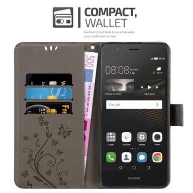 Huawei P9 LITE 2016 / G9 LITE Pungetui Cover Case (Grå)