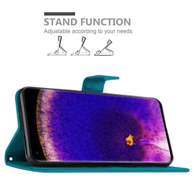 Oppo FIND X5 PRO Pungetui Cover Case (Blå)