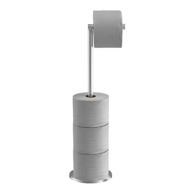 Toiletpapirholder fritstående i rustfrit stål 55 cm