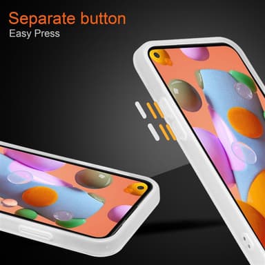 Samsung Galaxy A11 / M11 Etui Case Cover (Gennemsigtig)