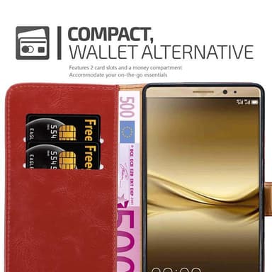 Cover Huawei MATE 8 Etui Case (Rød)