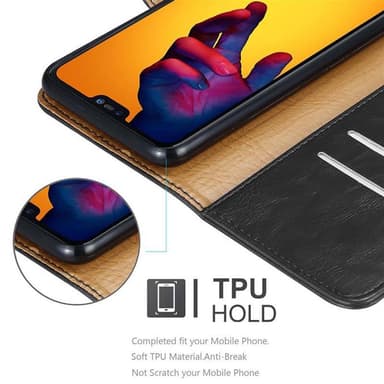 Cover Huawei P20 LITE 2018 / NOVA 3E Etui Case (Sort)