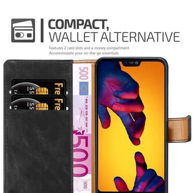Cover Huawei P20 LITE 2018 / NOVA 3E Etui Case (Sort)