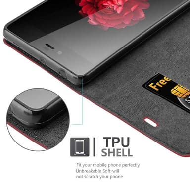 ZTE Nubia Z9 MAX Cover Etui Case (Rød)