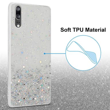 Huawei P20 Cover Etui Case (Gennemsigtig)