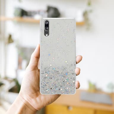 Huawei P20 Cover Etui Case (Gennemsigtig)