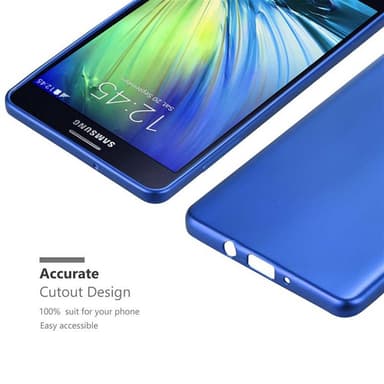 Samsung Galaxy A7 2015 Cover Etui Case (Blå)