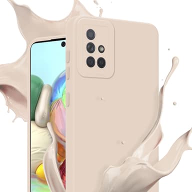 Samsung Galaxy A71 4G Cover Etui Case (Lyserød)