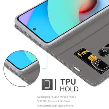 Xiaomi RedMi 10 Pungetui Cover Case (Grå)