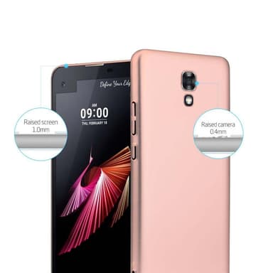 LG X SCREEN Cover Etui Case (Lyserød)