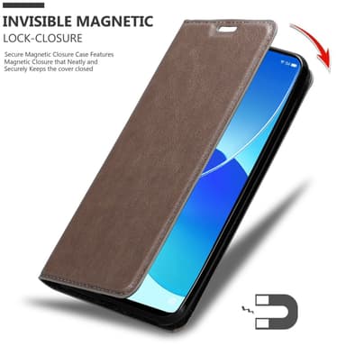 Oppo Reno6 5G Cover Etui Case (Brun)